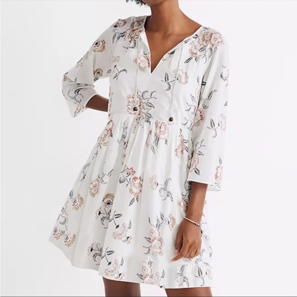 Madewell x Warm Floral Dress
